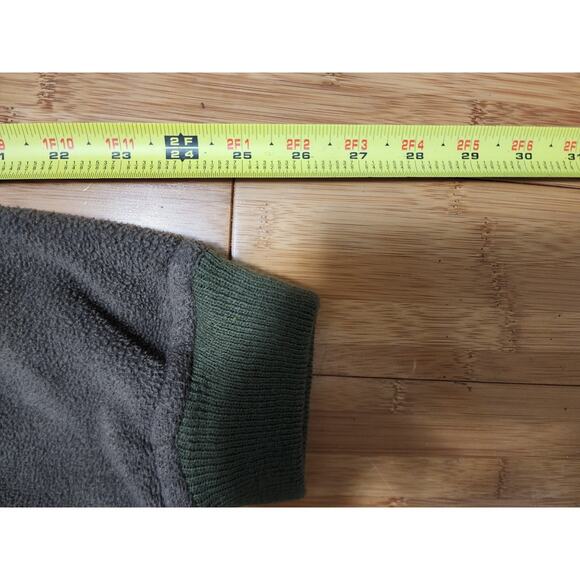 Vintage Orvis Jacket Men L Green Fleece Flannel Lined Convertible Utility Hiking - Picture 8 of 10